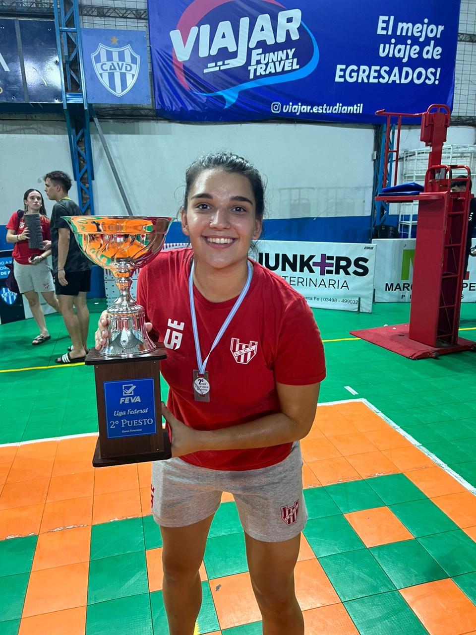 Paulina Blaázquez cumple su sueño de jugar en la Liga Nacional 