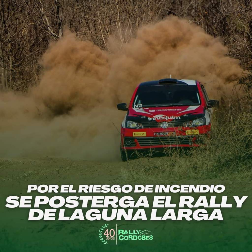 Se suspende el rally en Laguna&nbsp;Larga