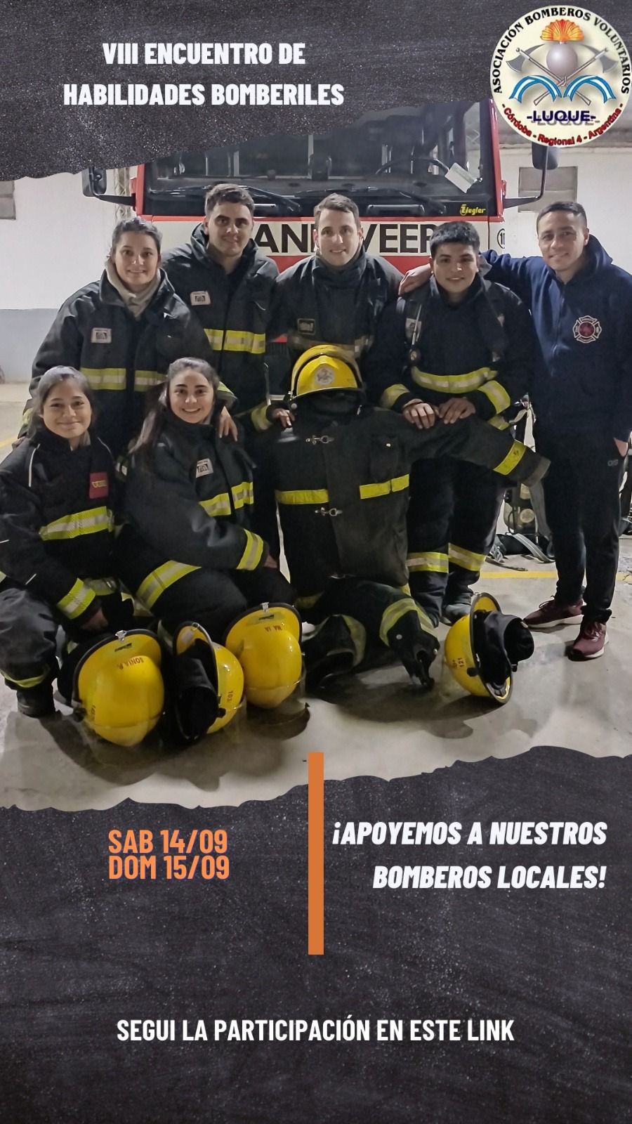 Bomberos de Luque participarán del VIII encuentro de Habilidades&nbsp;Bomberiles.