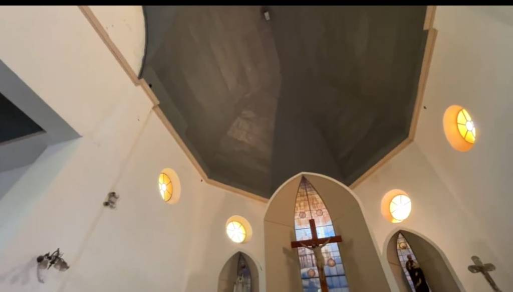 Culminó la primera etapa de reparaciones de la&nbsp;parroquia